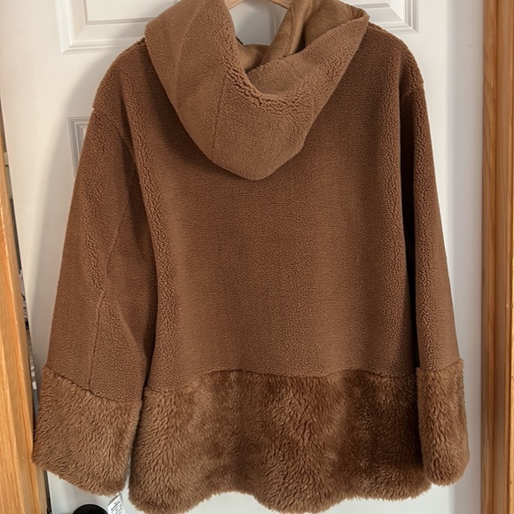 Koolaburra by Ugg Hooded full zip Coat with Faux Fur Trim Size L - Picture 8 of 8